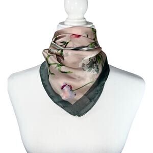 Ellen Tracy Floral Scarf 36X36